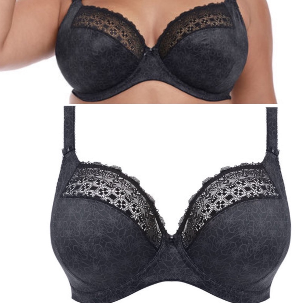 Elomi Kim Underwire Stretch Lace Plunge Bra EL4340